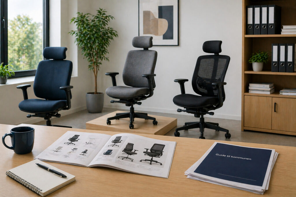 Valg af kontorstol til borgere - Guide til kommunen