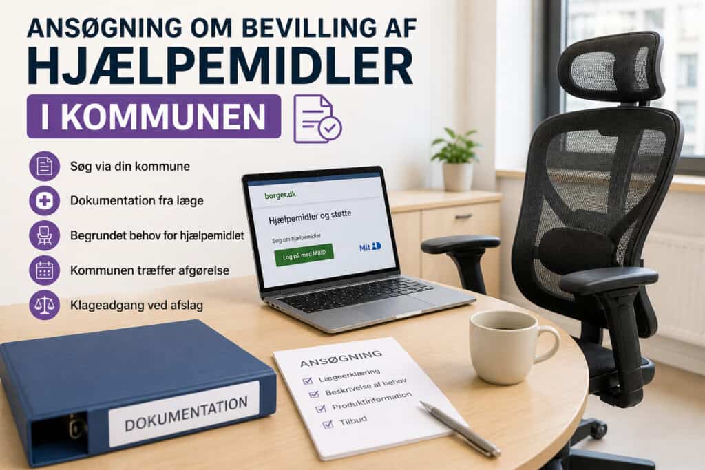 Ansøgning om bevilling af hjælpemidler i kommunen