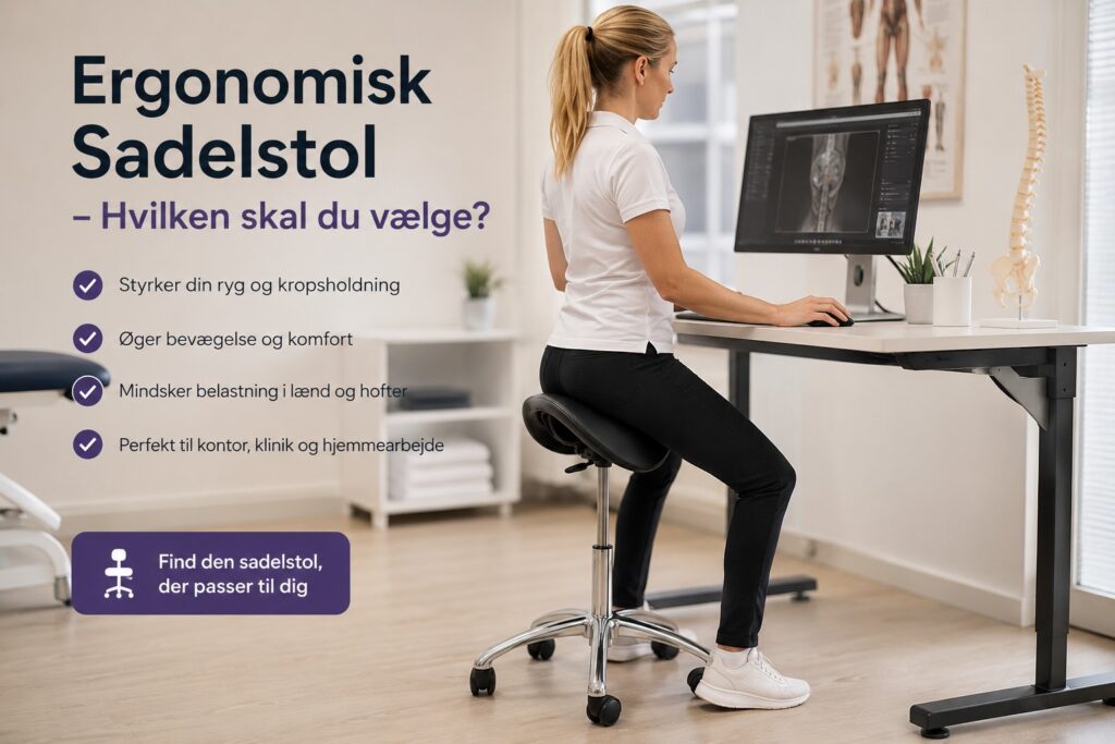 Ergonomisk Sadelstol - Hvilken skal du vælge?